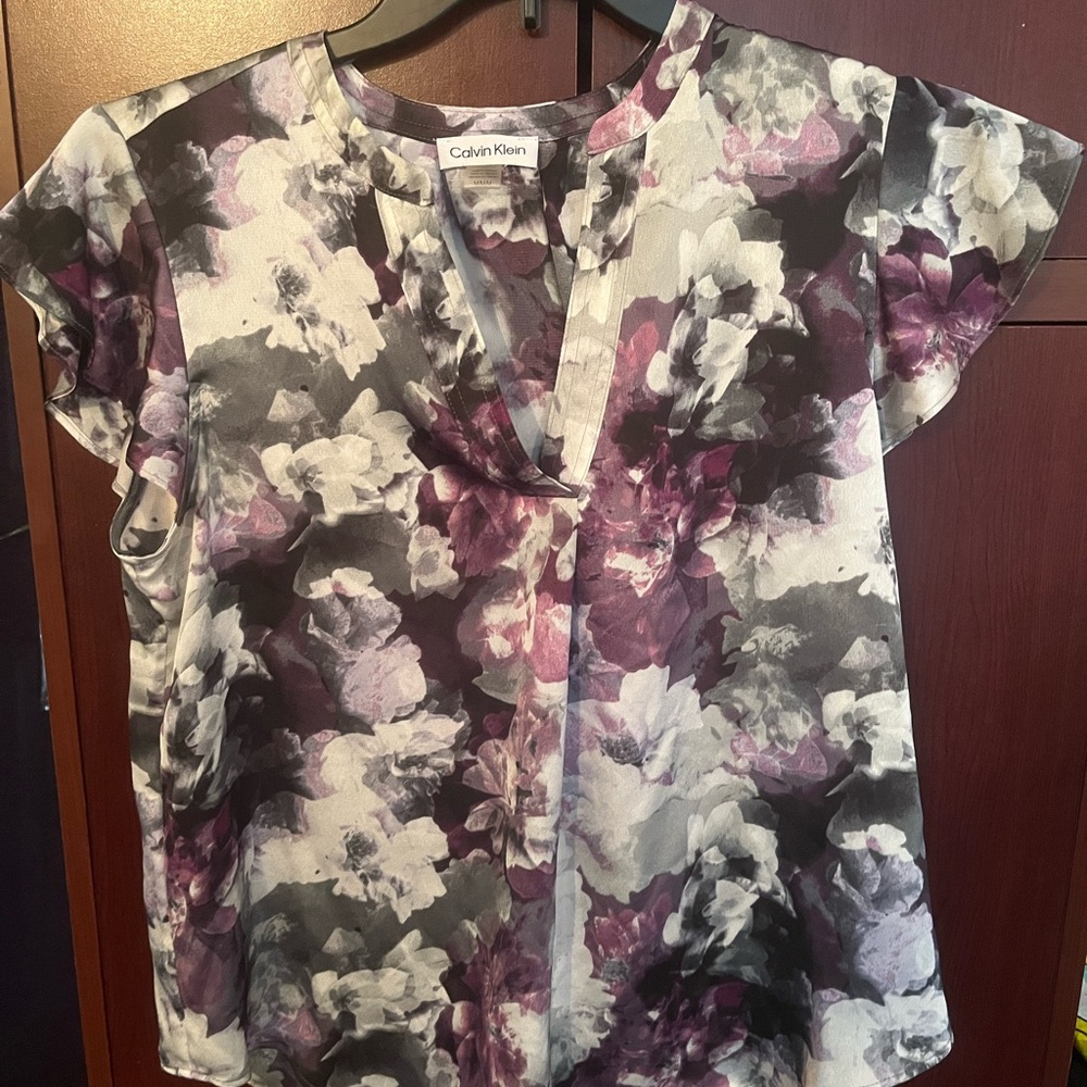 Calvin Klein Floral Blouse